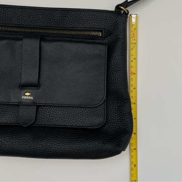 Fossil Kinley Crossbody Bag Leather Purse Black - Picture 16 of 16